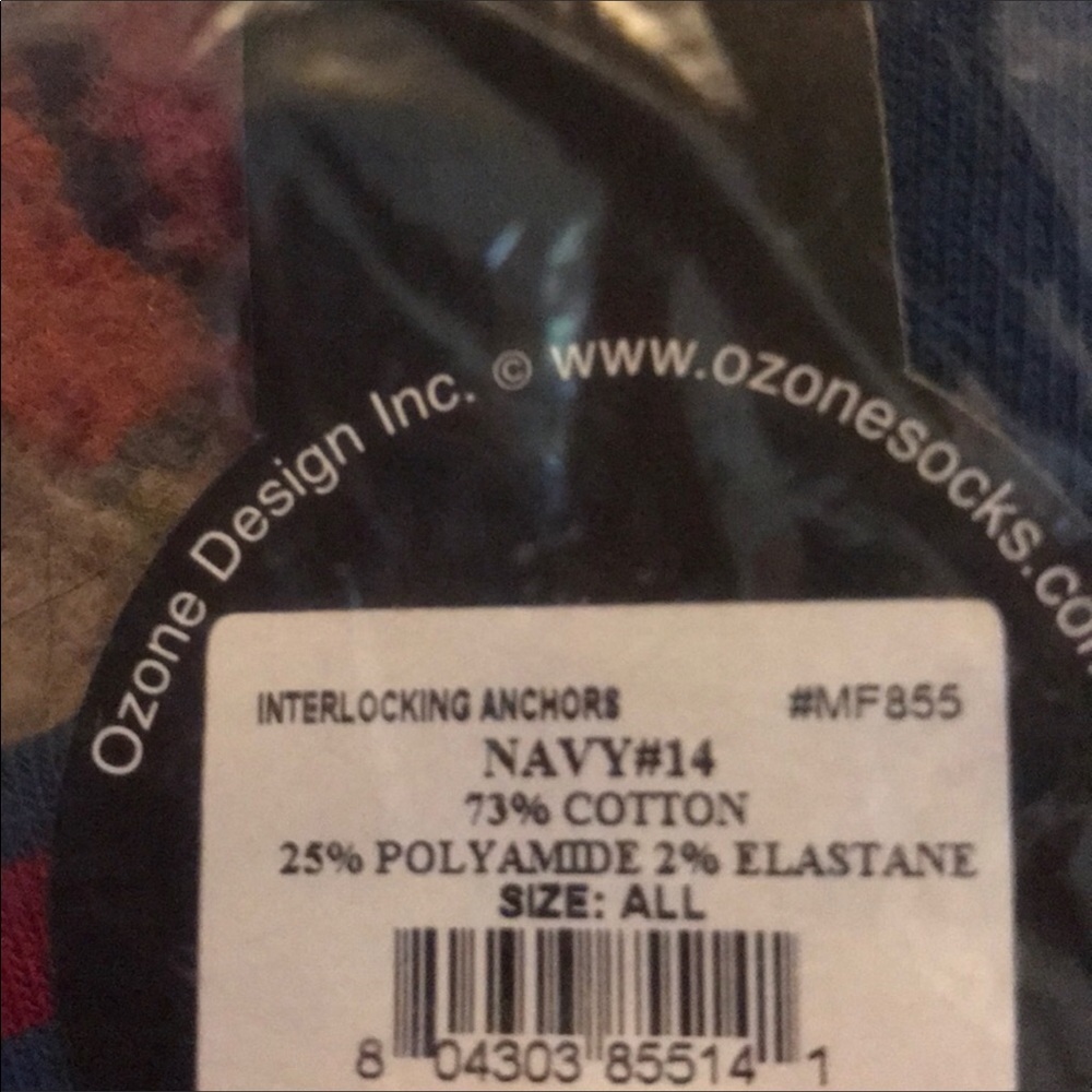 Ozone Interlocking Anchor Socks - Picture 3 of 3
